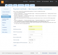 Barclaycard ePDQ eCommerce